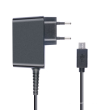 Carregador do curso do adaptador do poder de 5V 2A para o PC da tabuleta com micro plugue de USB